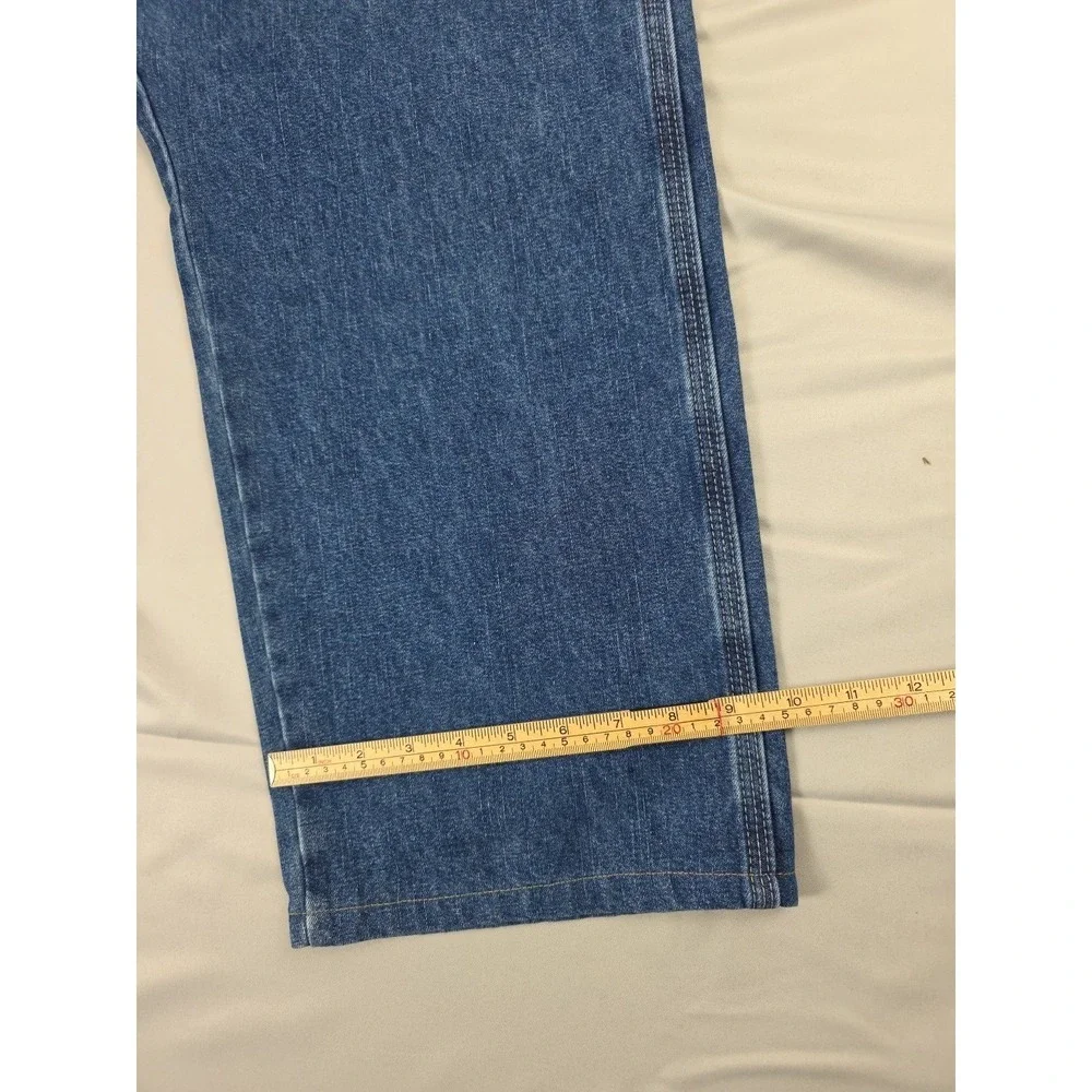 Wrangler Jeans Mens Carpenter 44x32 Blue Relaxed Baggy